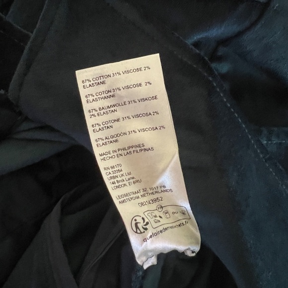 Anthropologie Maeve Velvet Halter Crop Jumpsuit Size 4 - Picture 13 of 14